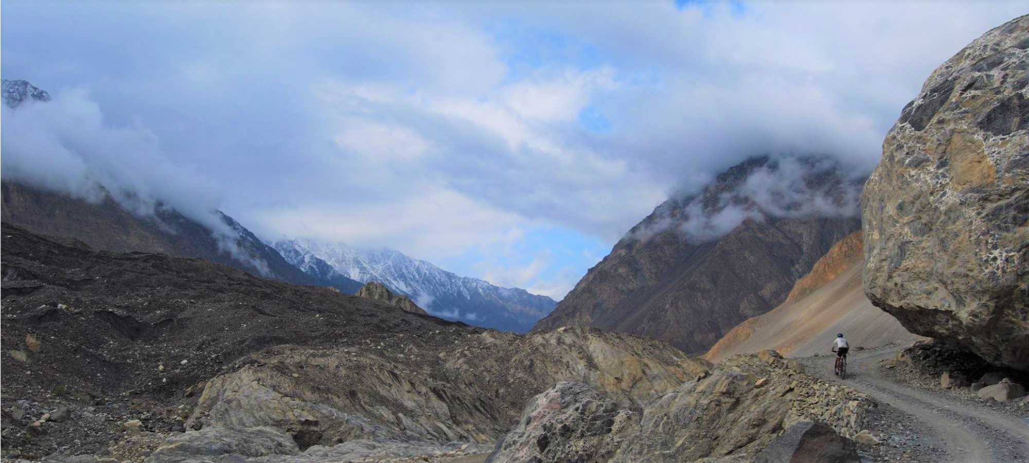 Cycling Shimshal to Passu, Pakistan