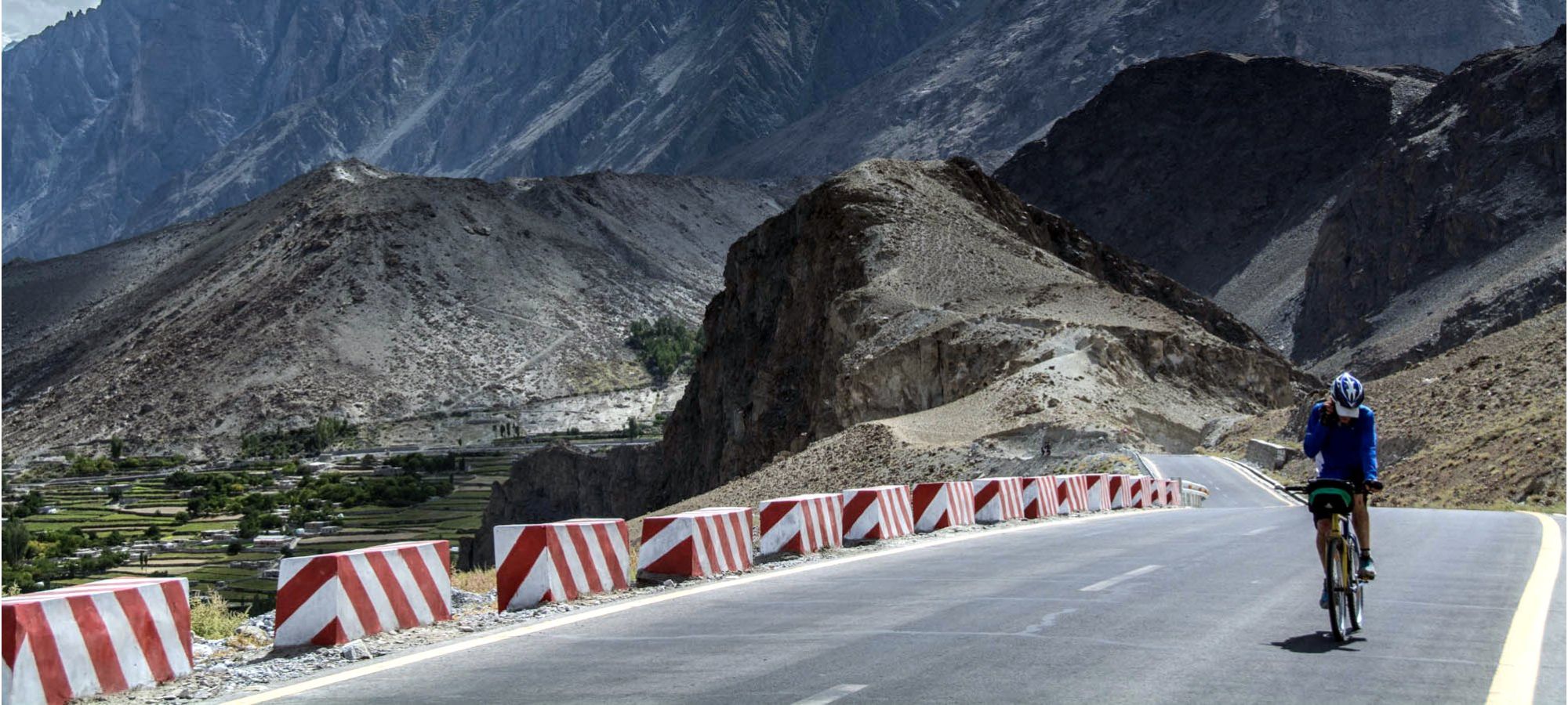 Cycling from Hunza Valley, Pakistan