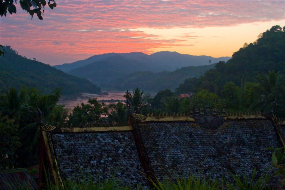 Looking out over Pakbeng