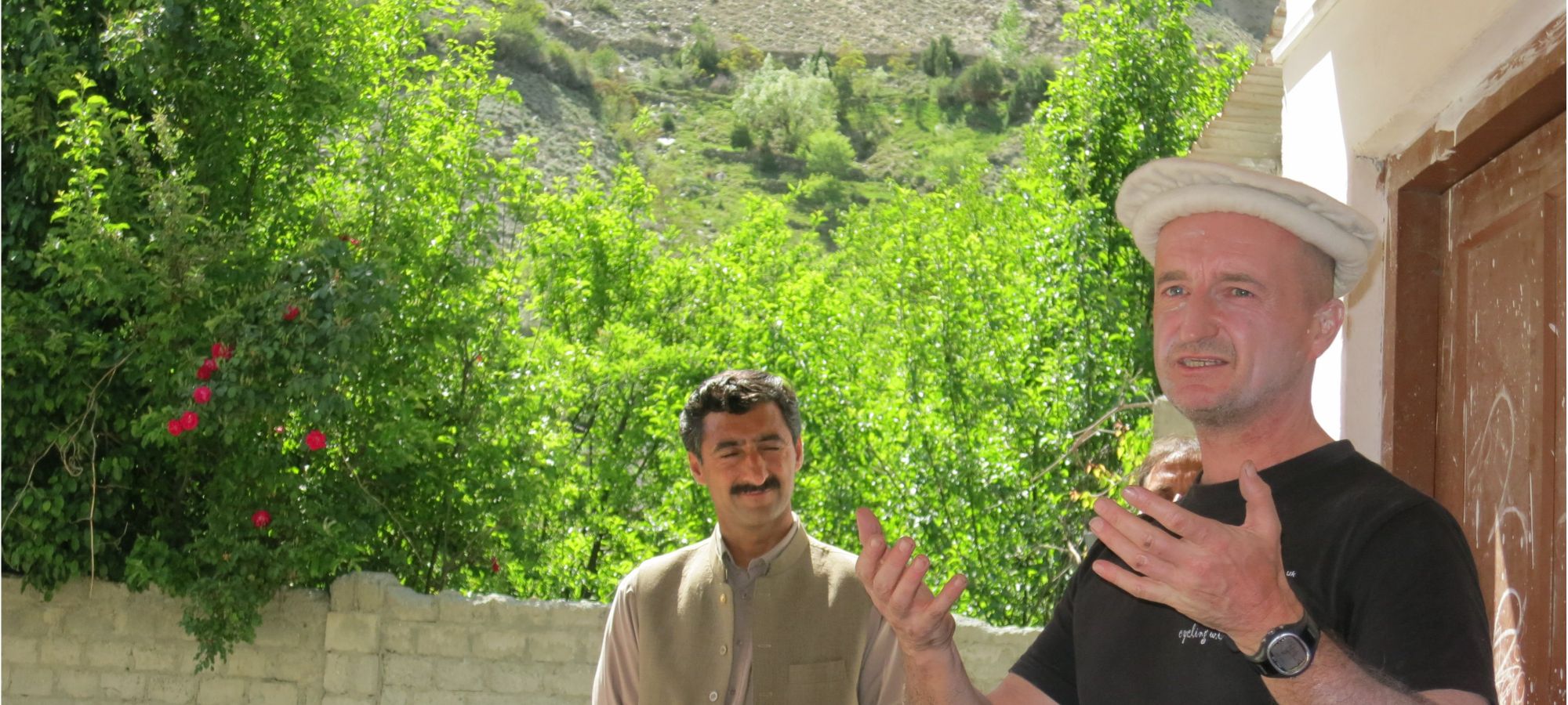 Dermot from redspokes in Bagrot Valley, Pakistan