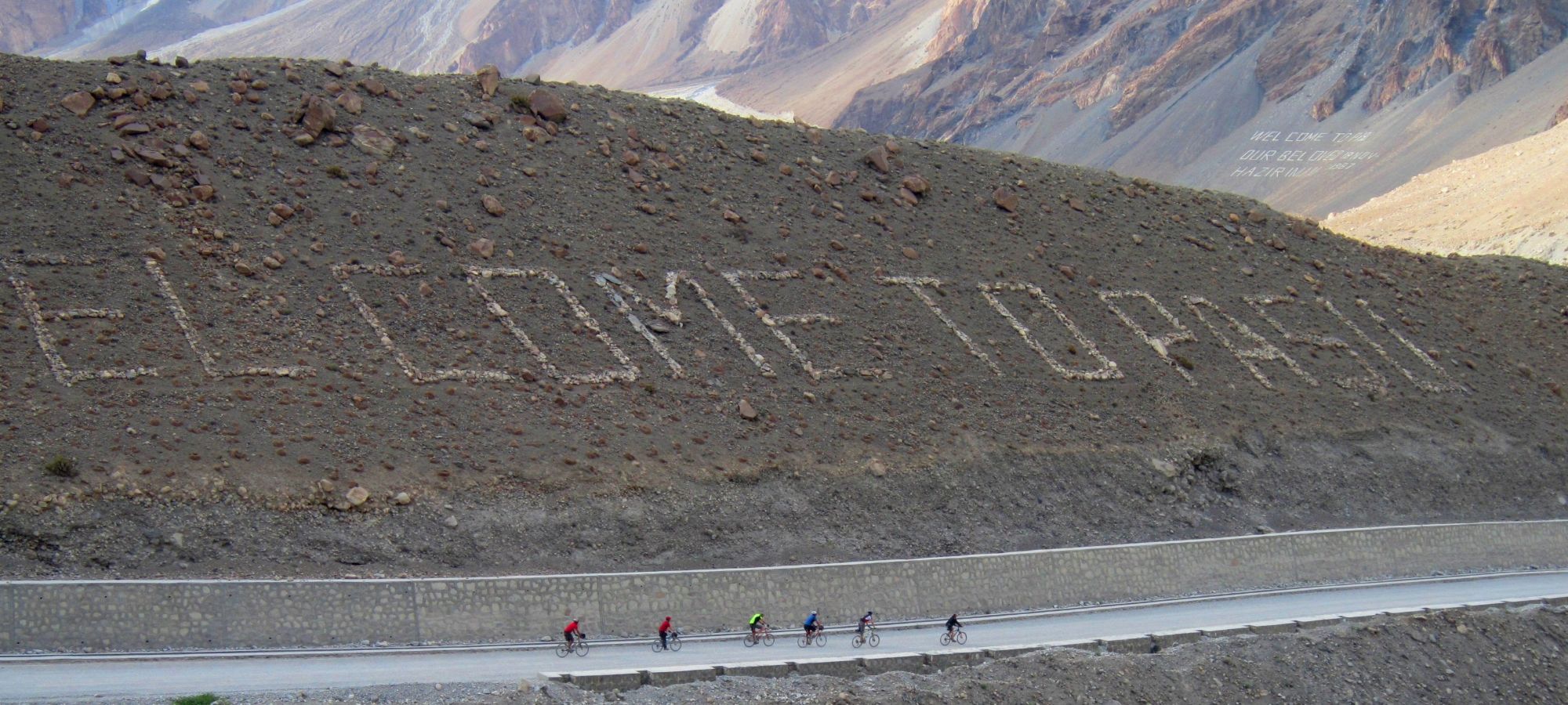 Cycling to Passu,  Gilgit-Baltistan