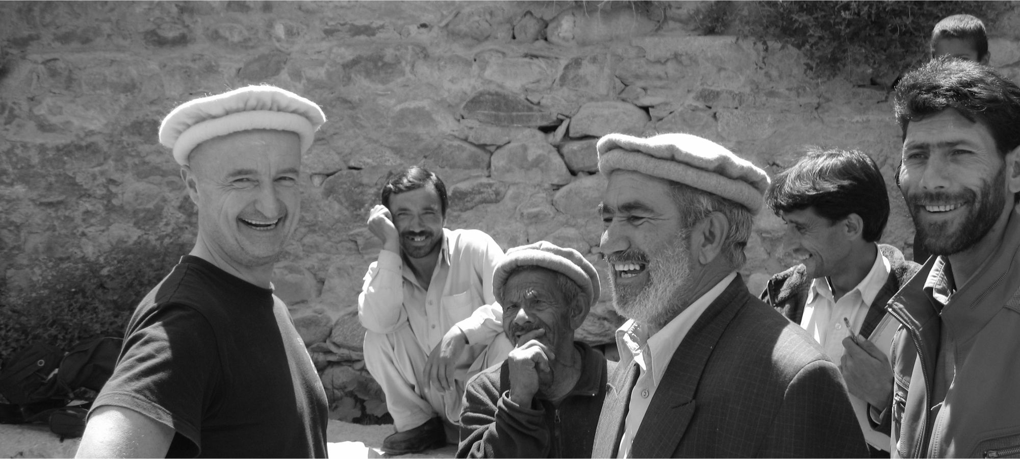 Dermot from redspokes in Bagrot Valley, Pakistan