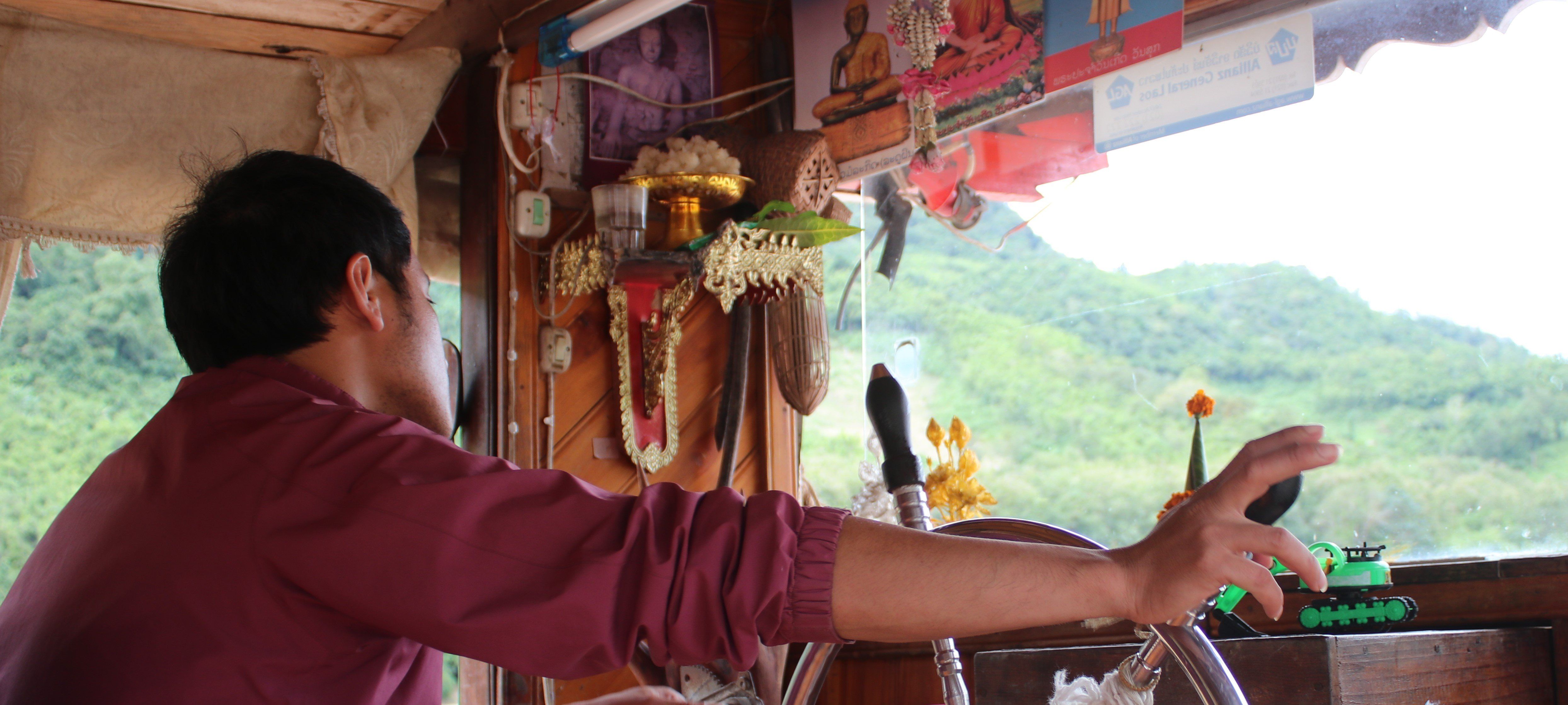 Boat trip down the Mekong to Luang Prabang 
