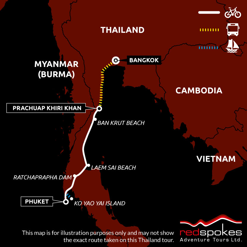 Example route for this e-bike tours cycling holiday