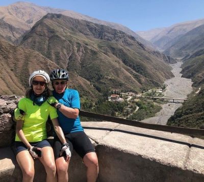 Jonas Barter Cycling on the  tour with redspokes